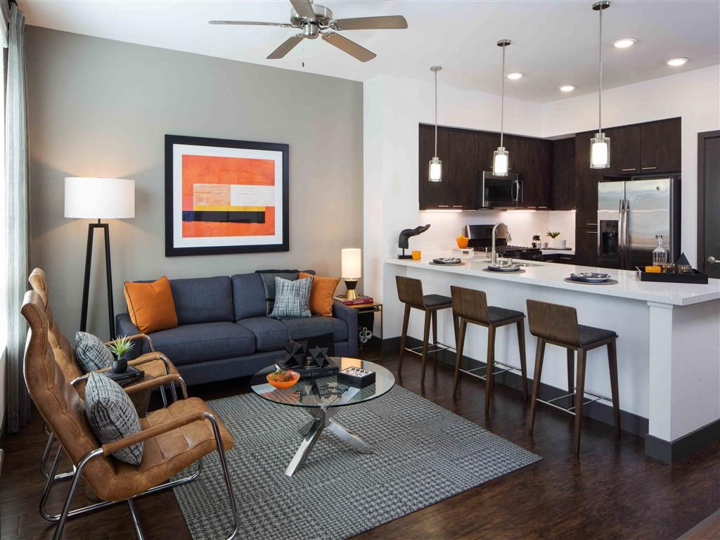 kitchen living room