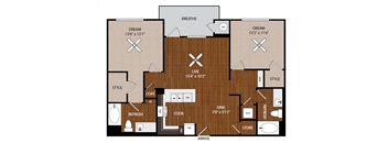 B11 two bedroom two bathroom