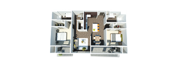 B13 two bedroom two bathroom