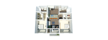 B1 two bedroom two bathroom