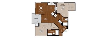 B9 two bedroom two bathroom