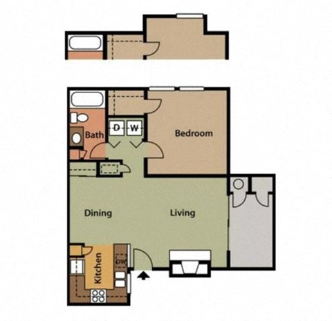 1 Bedroom | 1 Bathroom