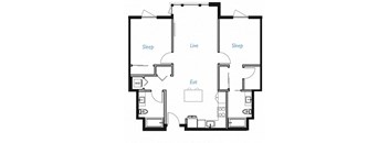 Two bedroom Two bathroom