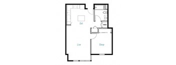 One bedroom one bathroom