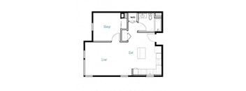 One bedroom one bathroom