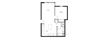 One bedroom one bathroom