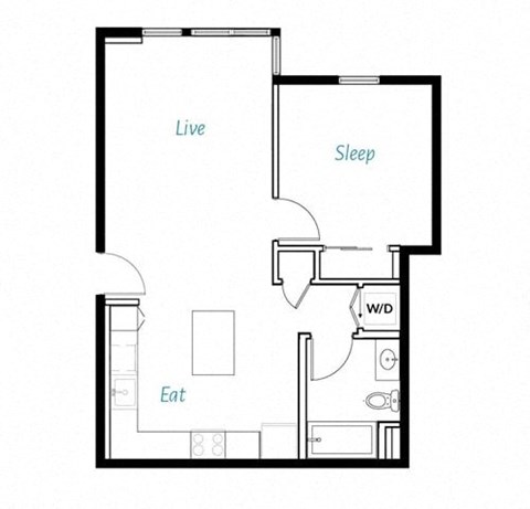 One bedroom one bathroom