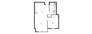 One bedroom one bathroom