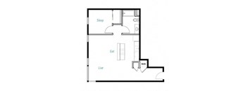 One bedroom one bathroom