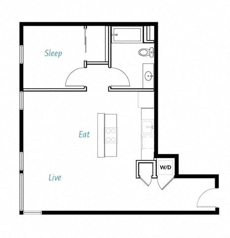 One bedroom one bathroom