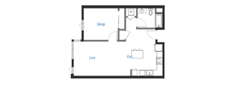 One bedroom one bathroom