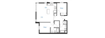 Two bedroom Two bathroom