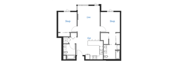 Two bedroom Two bathroom