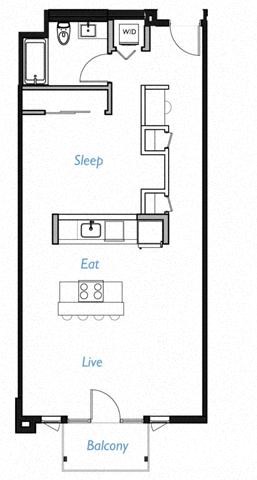 One bedroom one bathroom