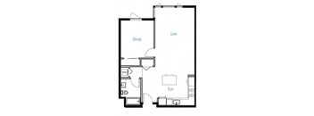 One bedroom one bathroom