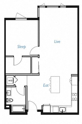 One bedroom one bathroom