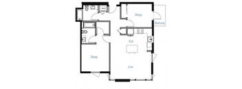 Two bedroom Two bathroom