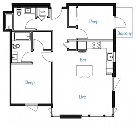 Two bedroom Two bathroom