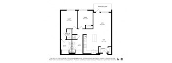 a floor plan of a house