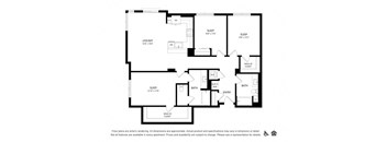 a black and white floor plan of a house