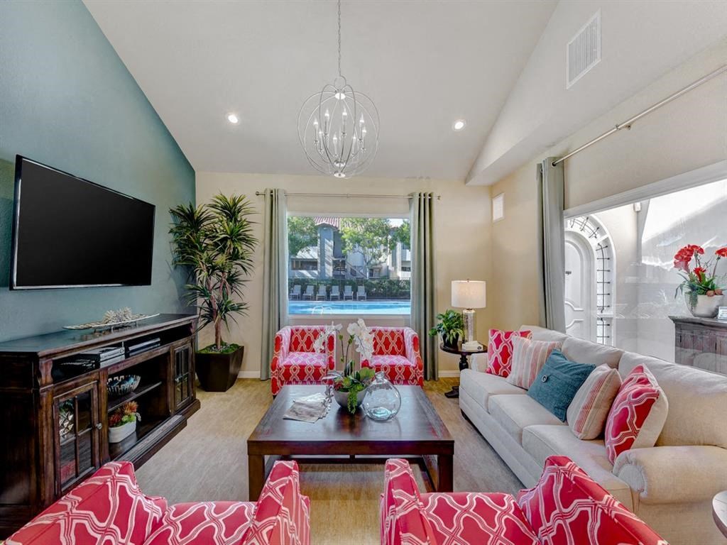 Clubhouse with couch  at Adagio, California