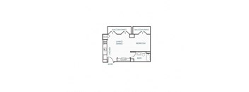 a floor plan of a bedroom floor plan