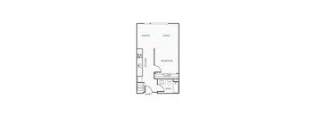 floor plan  the circlet apartments  460 sq ft