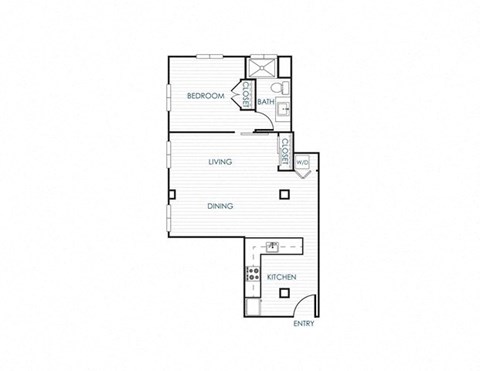 a floor plan of a small house with a garage