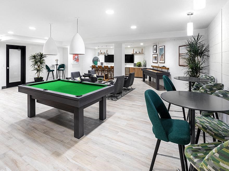 Clubhouse with Pool Table