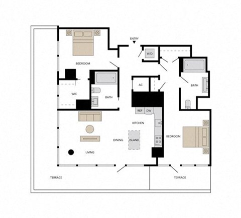 2-D1 floor plan