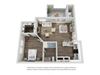A2 1x1 833 Sqft