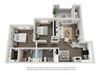 B1 2x2 1059 Sqft