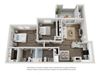 B2 2x2 1082 Sqft