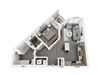 A2 One Bedroom One Bathroom One bedroom one bathroom