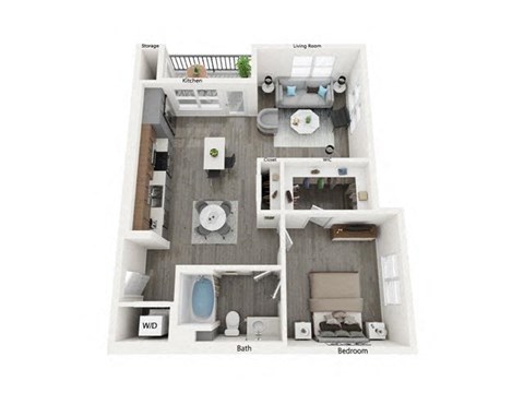 One bedroom one bathroom