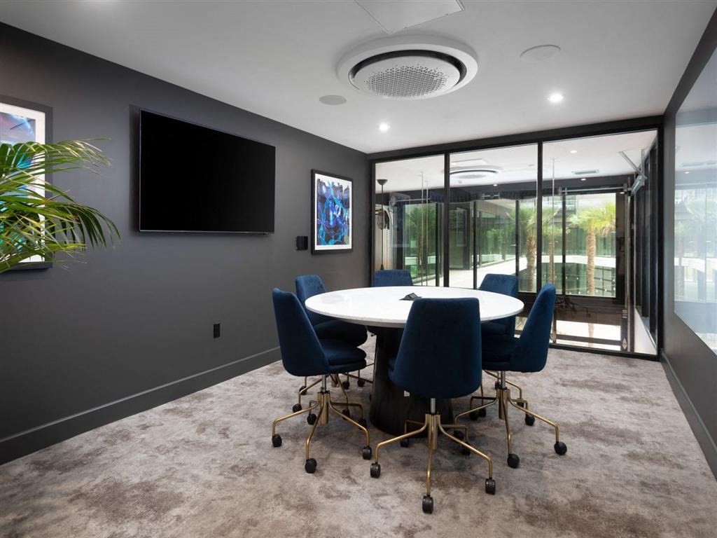 clubhouse lounge with tv