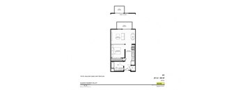 A1A1 Jr 1x1 floor plan