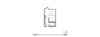 A6 1x1 floor plan