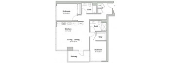 Two Bedroom Two Bathroom