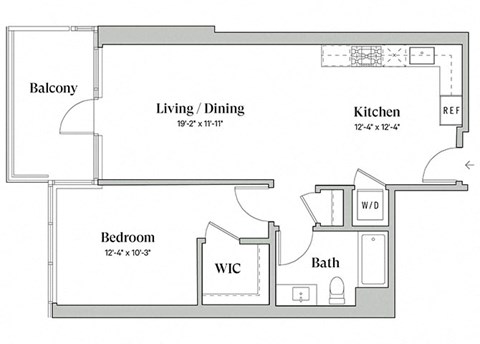One Bedroom One Bathroom