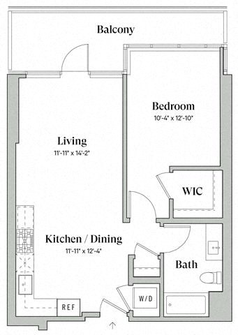 One Bedroom One Bathroom