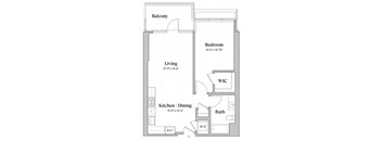 One Bedroom One Bathroom