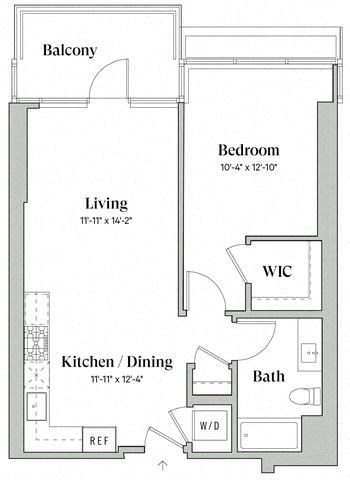 One Bedroom One Bathroom