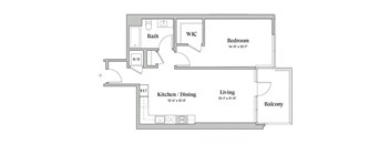 One Bedroom One Bathroom