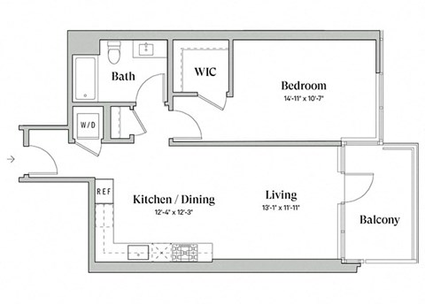 One Bedroom One Bathroom