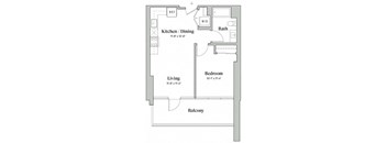 One bedroom one bathroom