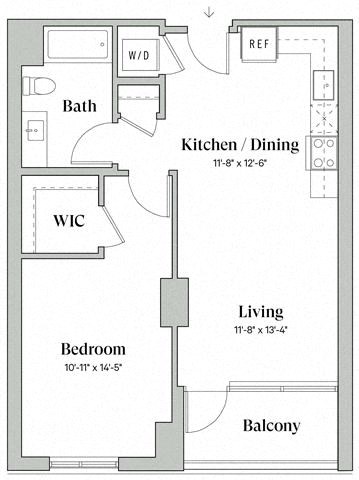 One bedroom one bathroom