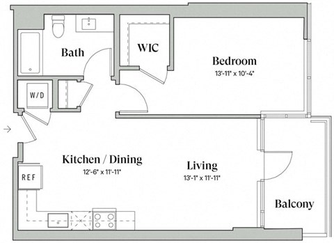 One bedroom one bathroom