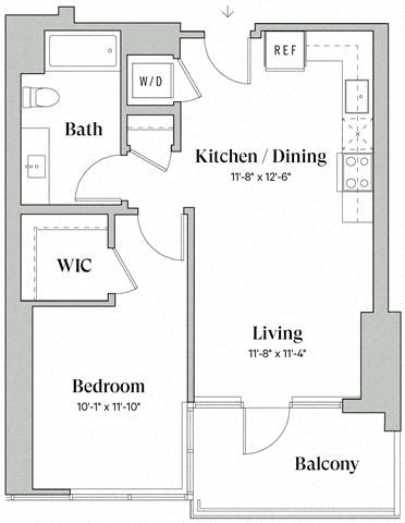 One bedroom one bathroom