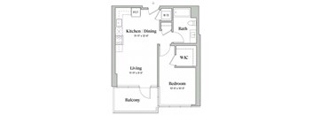 One bedroom one bathroom